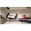 Image 8 : ALL MISCELLANEOUS ITEMS IN HALLWAY INCLUDING; NERF GUNS, TABLES, PORTABLE FAN, TOYS, BROOMS,