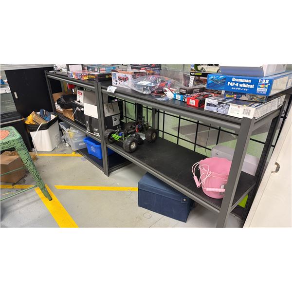 (2) SHELVING UNITS *CONTENTS NOT INCLUDED*