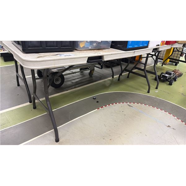 4 FOLDING TABLES *CONTENTS NOT INCLUDED*