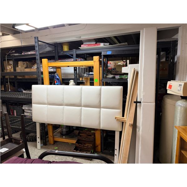 Queen size headboard, footboard, and rails