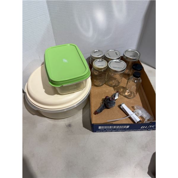 Jars and reusable container, containers, and other items