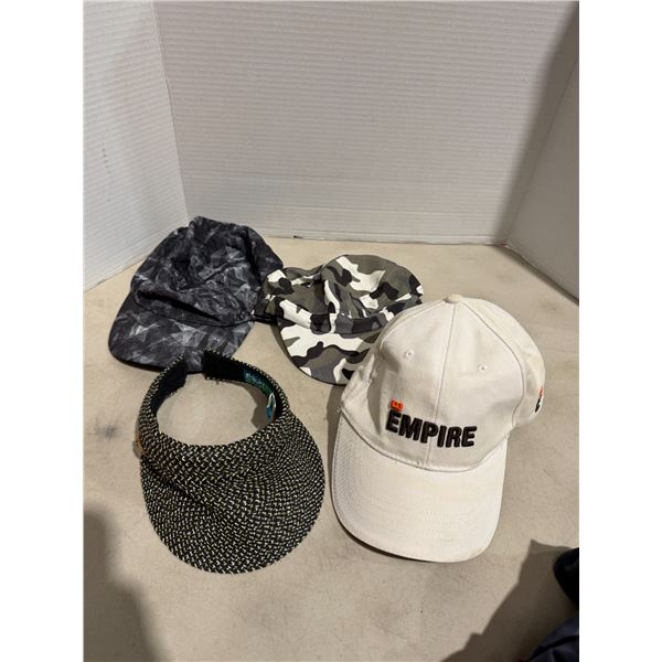 Caps and visor