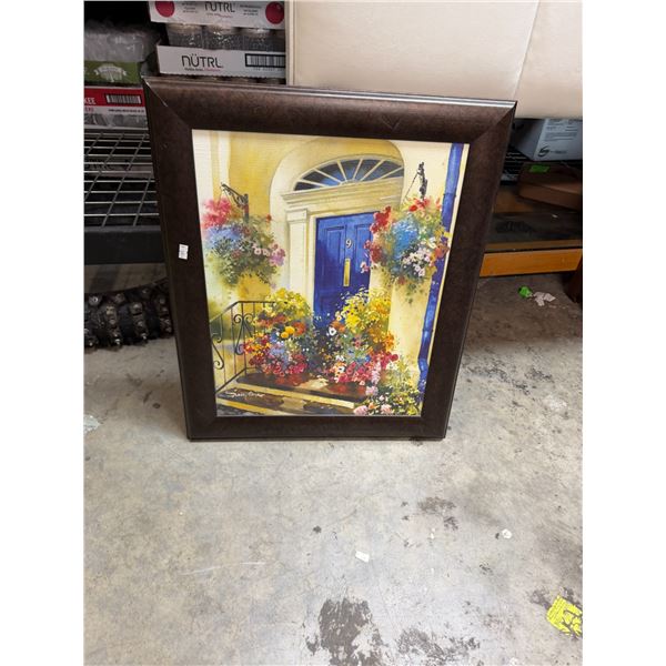 Wall hanging measures 20" x 24"