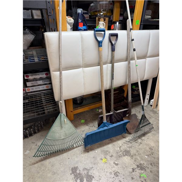 Shovels and rakes