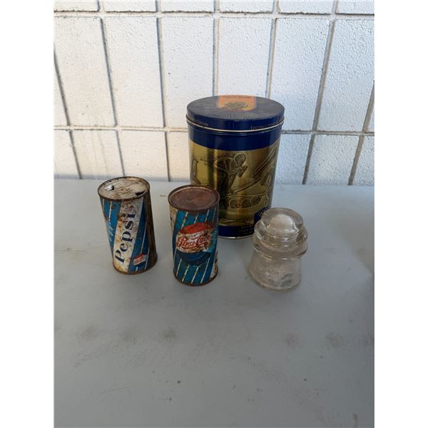Tins and insulator