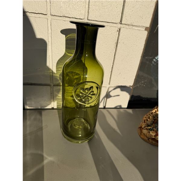 Vintage 11.5 inch bottle vase Poland