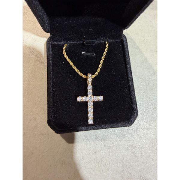 Necklace with cross pendant