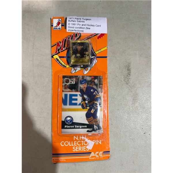 1971 Pierre, Turgeon Buffalo Sabres in an Hockey card