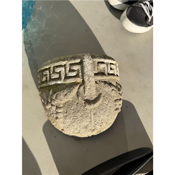 Stone garden decor