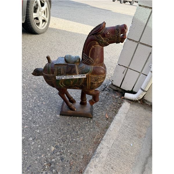 Vintage Chinese TANG or horse 24 inches tall