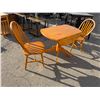 Image 1 : Table with Drop side and two chairs
