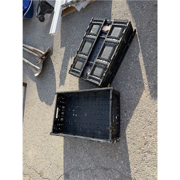 Folding crates