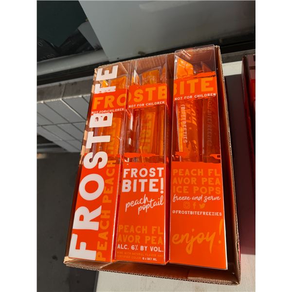 Frostbite peach flavored Freezy pops, must have valid ID