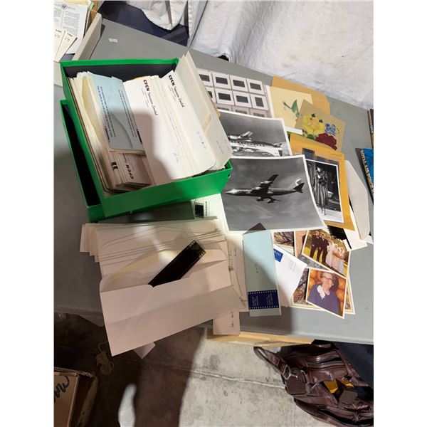 Aviation photos, Vintage, photos, letters slides