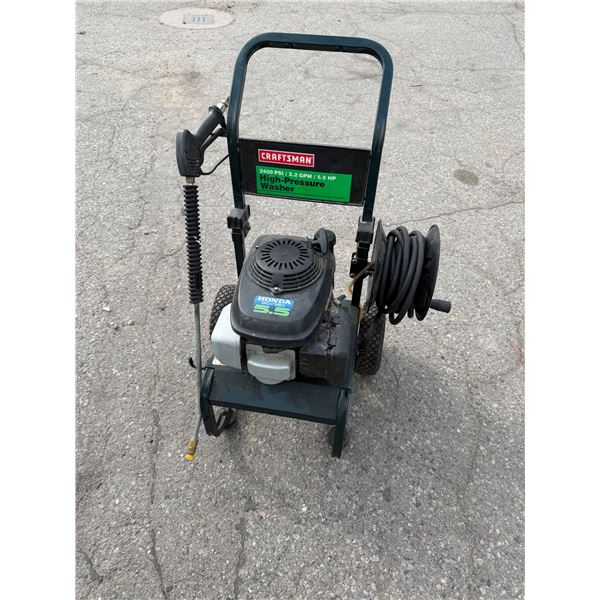 Honda engine craftsman high pressure pressure washer needs work