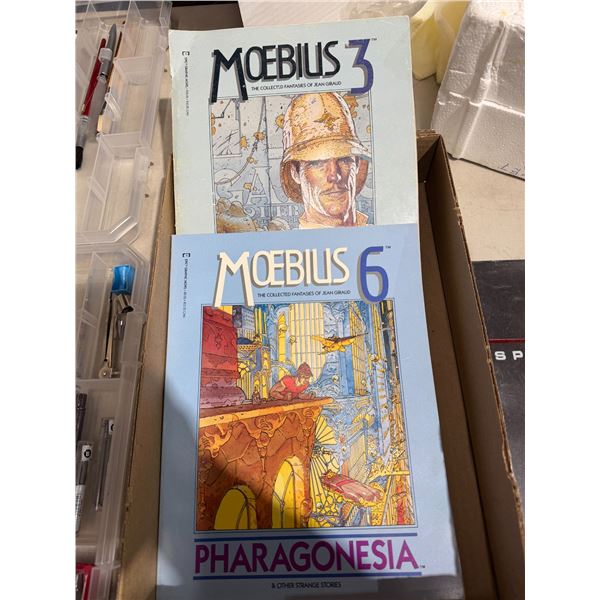 MOEBIUS3 and six fantasy books