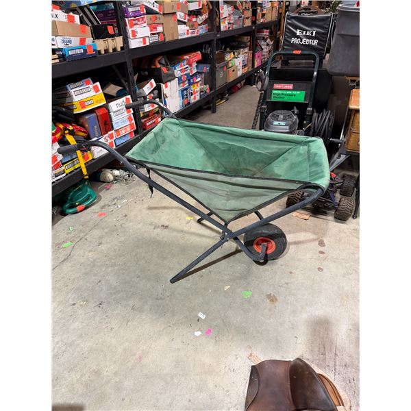 Folding garden cart