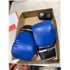 Image 1 : Boxing glove, gloves, and straps