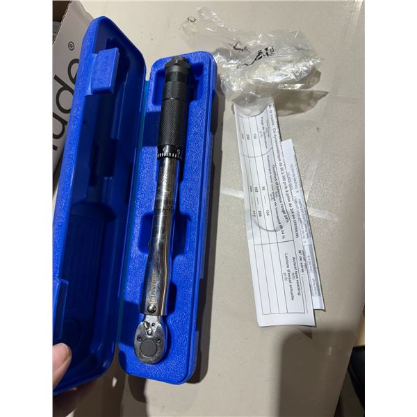 1/4" drive torque wrench