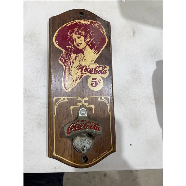 Coca-Cola bottle opener wall hanging