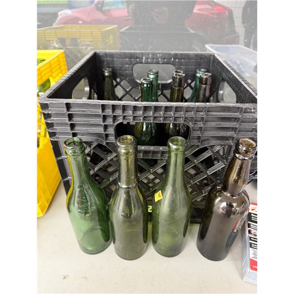 Vintage glass bottles I'm working on