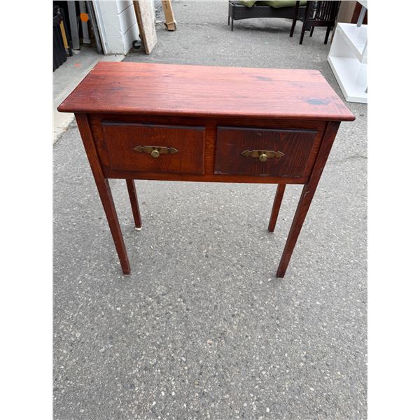 Entry table with drawers 30" x 14 1/2" x 30 1/2"
