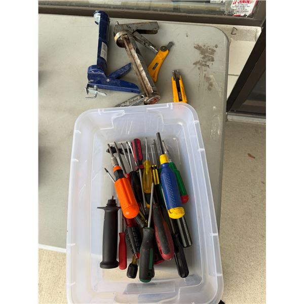 Assorted hand tools