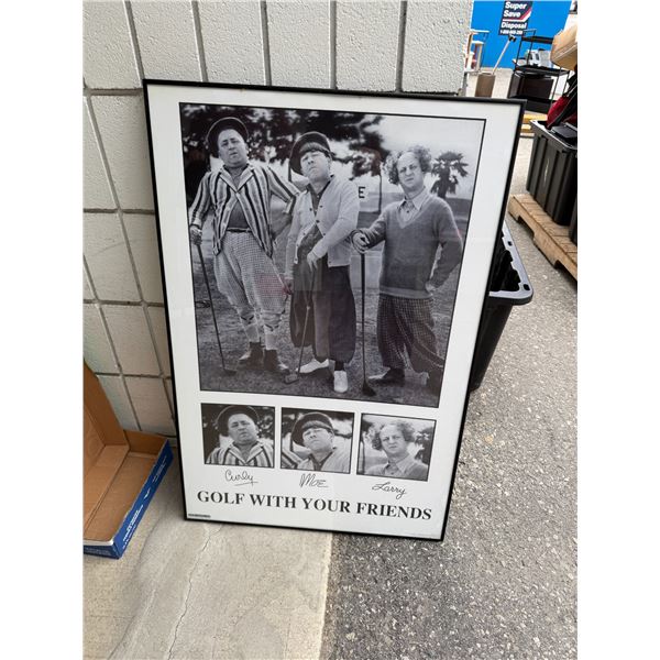 Golf with your friends, the Three Stooges measures 23 inches