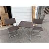 Image 1 : Folding patio table and chairs