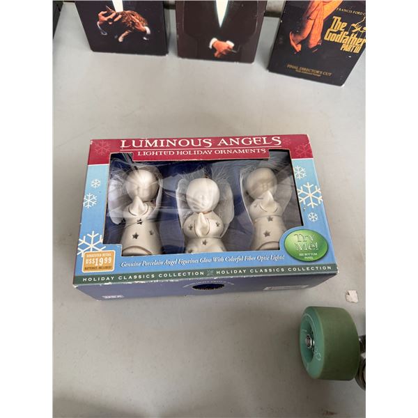 Luminous angels lighted holiday ornament