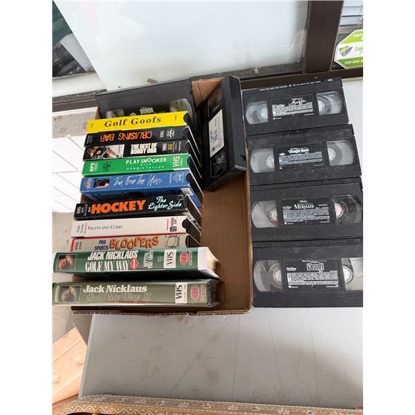 Assorted VHS's