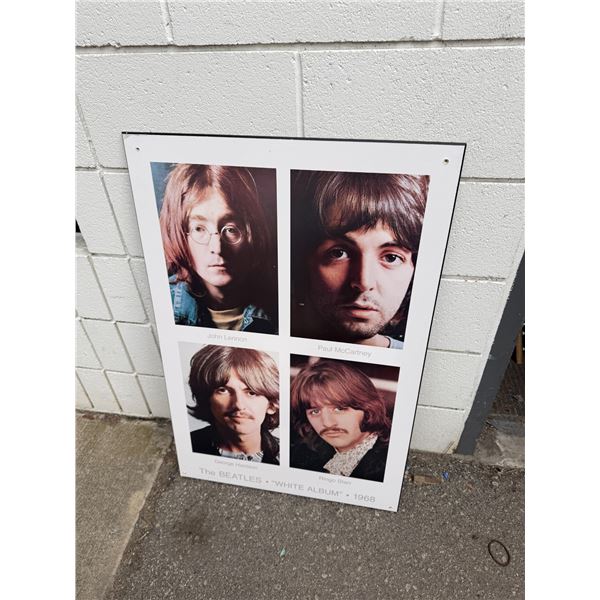 The Beatles White album 1968 wall hanging 24" x 36