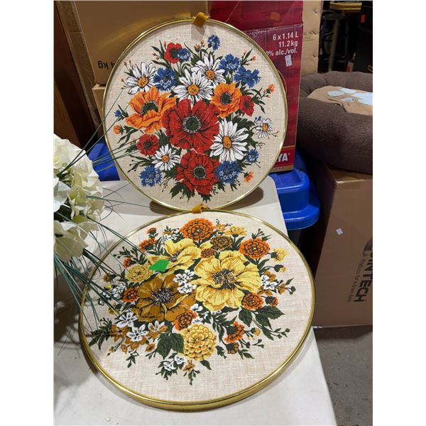 Vintage wall hangings