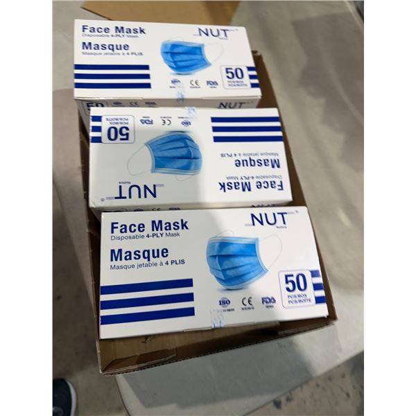 Disposable face masks
