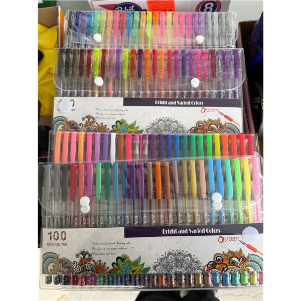 Gel pens