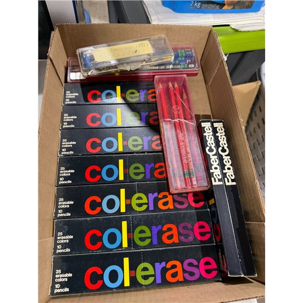 Crafting pencils, erasable colors