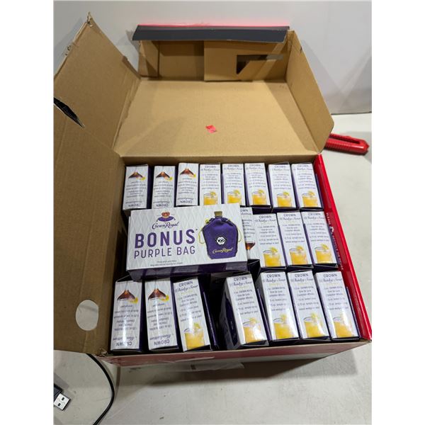 Crown Royal purple bags