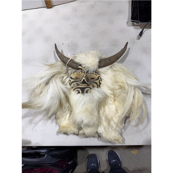 Momotxorro mask from the Basque region of Spain