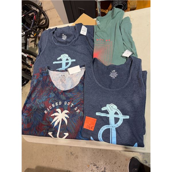 NWT shirts size large tanks