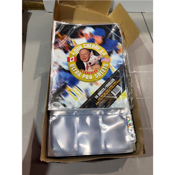Collector card sheets