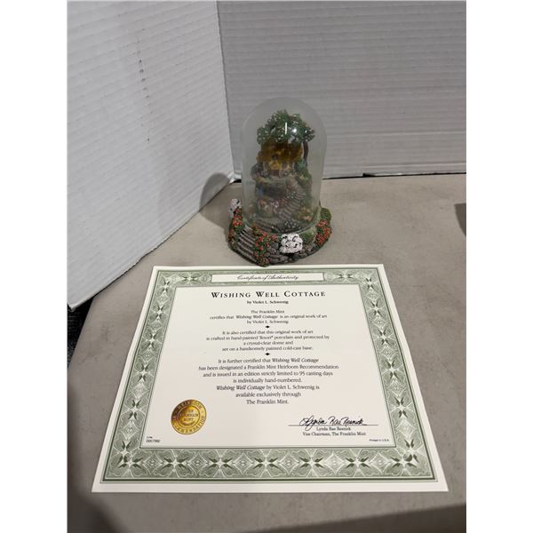 The Franklin mint wishing well decor