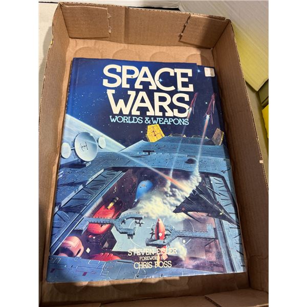 Space, war world, and weapons book