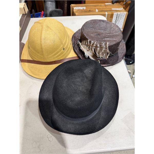 3 hats