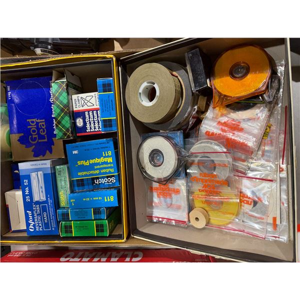 Assorted tapes