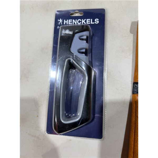 Henkels two stage knife sharpener