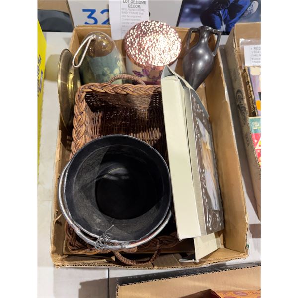 A lot of home decor, BELL, Windchime, baby frame and other items