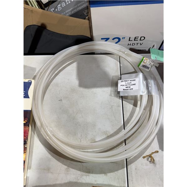 25 feet hose 3/8 inch polythene new