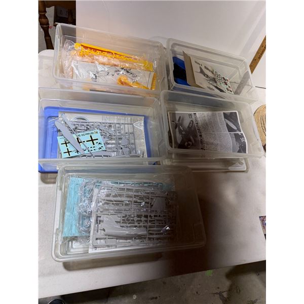 lot of model parts