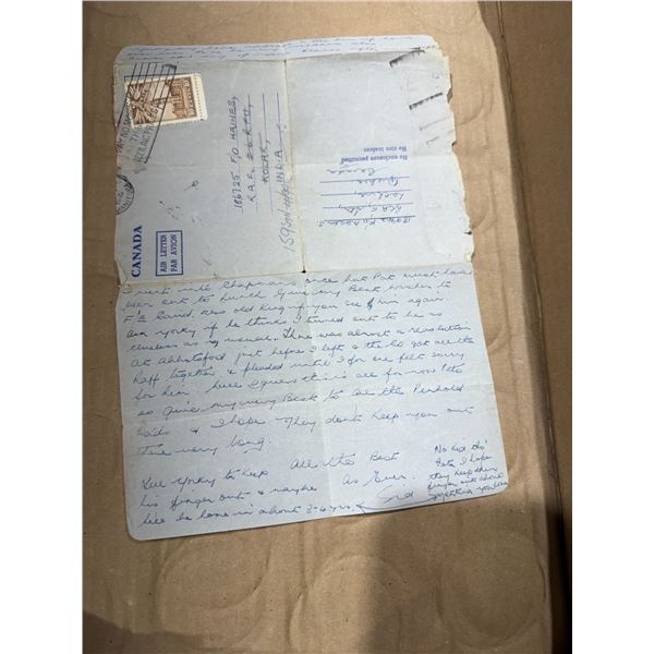 Handwritten letter 1945?