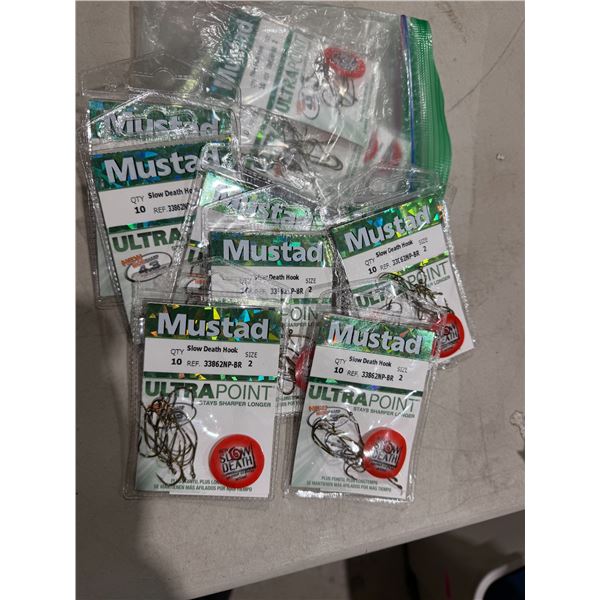 MUSTAD slow death hooks